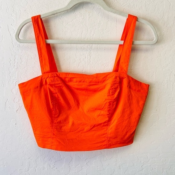 Jason Wu Orange Crop Top L - Picture 1 of 5